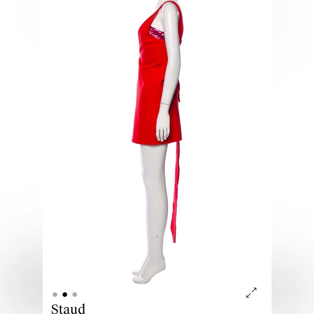 Staud dress with dramatic bow - Picture 2 of 4